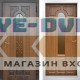 Дверь Termo Door Лацио Дуб темный с белой коробкой - Дуб